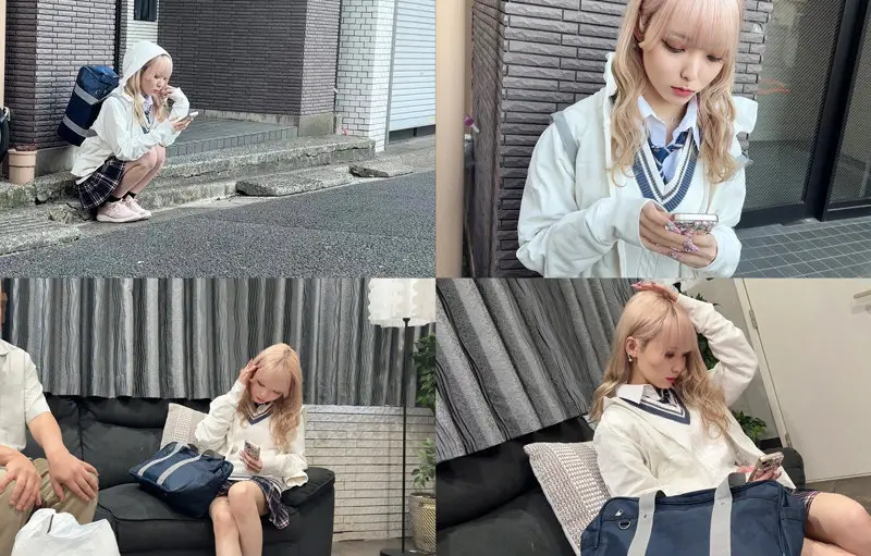 藍瀬ミナ|ギャル×小柄女性動画キャプチャ-1