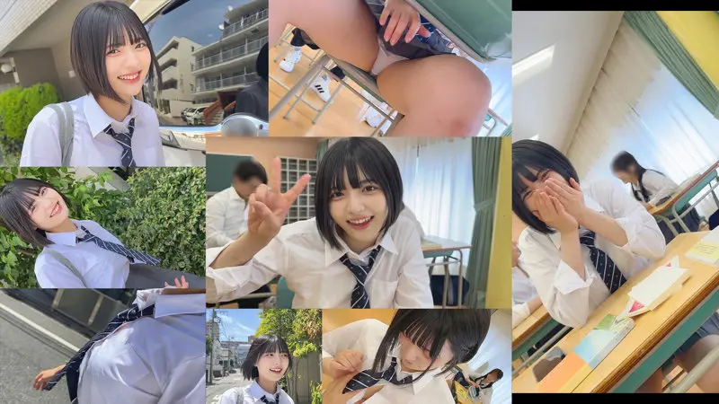 虹村ゆみ|野外×制服美女動画キャプチャ-1