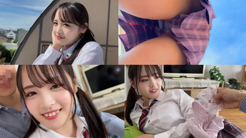 若月もあ｜女子校生×制服美女動画キャプチャ-1